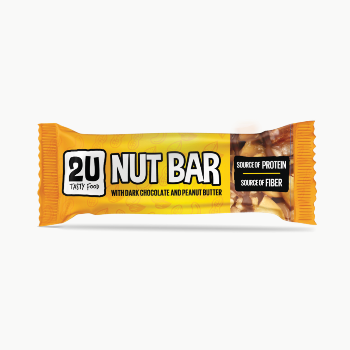 Nut bar dark chocolate & peanut butter 40g Nut Bar Dark Chocolate & Peanut Butter - Image 1